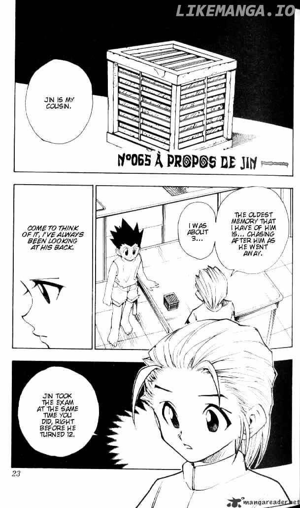 Hunter x Hunter, Chapter 65 image 01